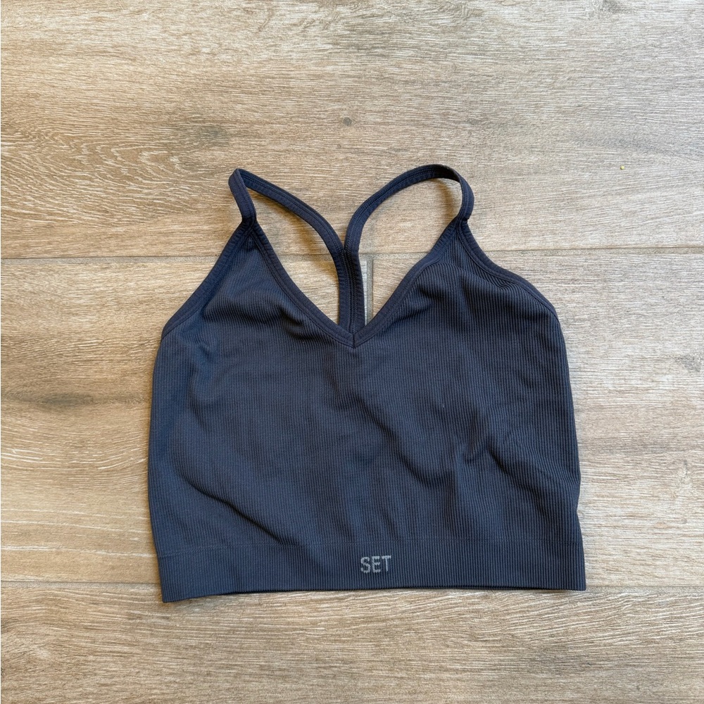 Set Active SculptFlex Ribbed V Sports Bra